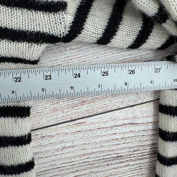 Rails Wool Cashmere Blend Perci Bretton Heart Sweater Womens Large Cream Black - Picture 11 of 14